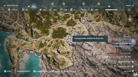 ubicación fuerte de ática assassin's creed odyssey